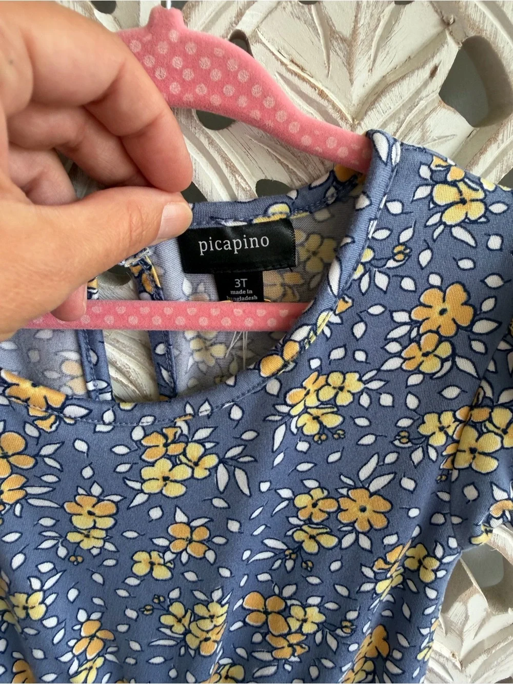 Summer Blues Dress and Romper set, 4T Includes Hanna Andersson